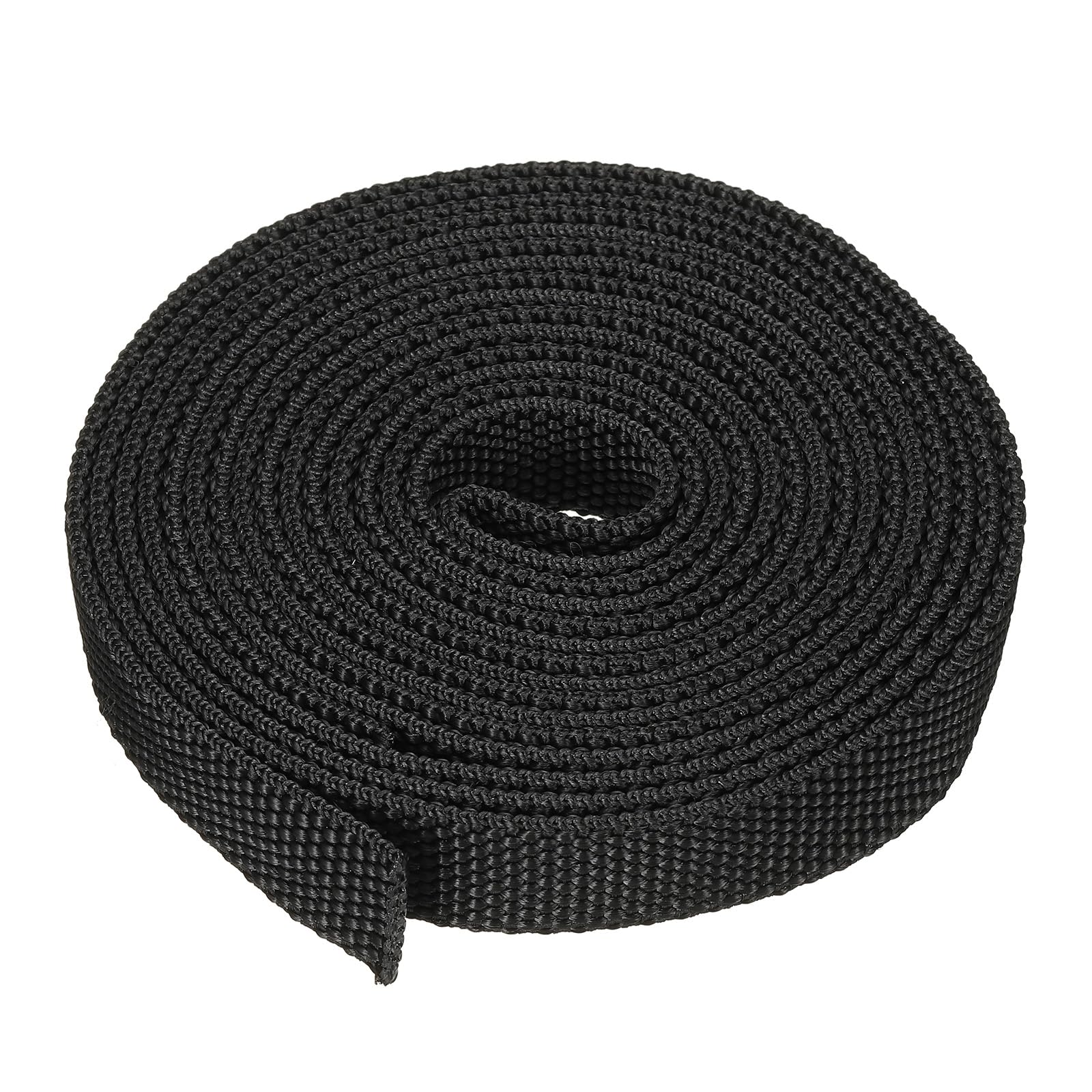 PATIKIL 0.4" Dia 10FT Nylon Protective Hose Sleeve, Cable Cover Sheath Protection for Welding Tig Torch Hydraulic Hose, Black