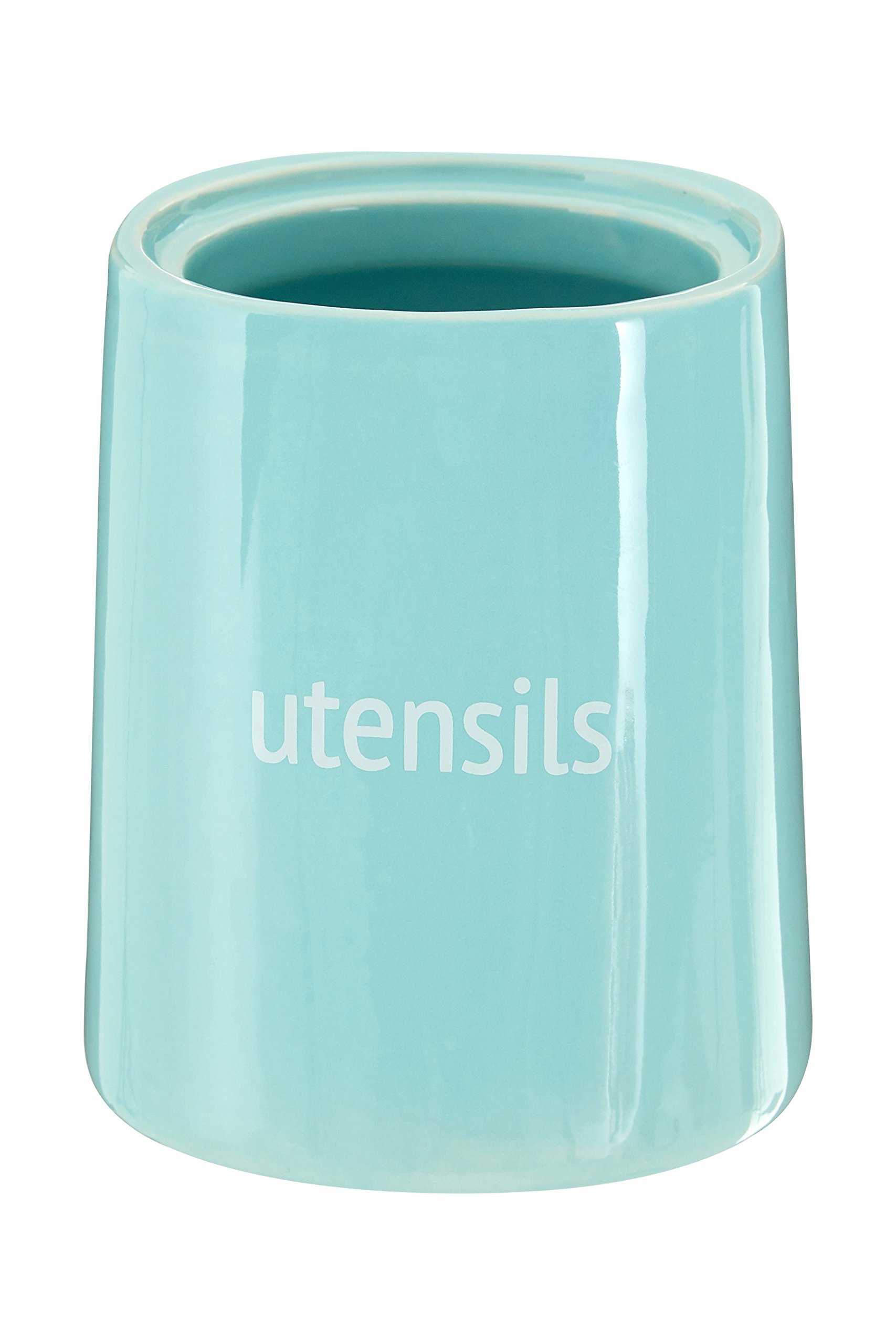 Premier Housewares 722700 Fletcher Utensil Jar - Blue , 12x12x14 cm