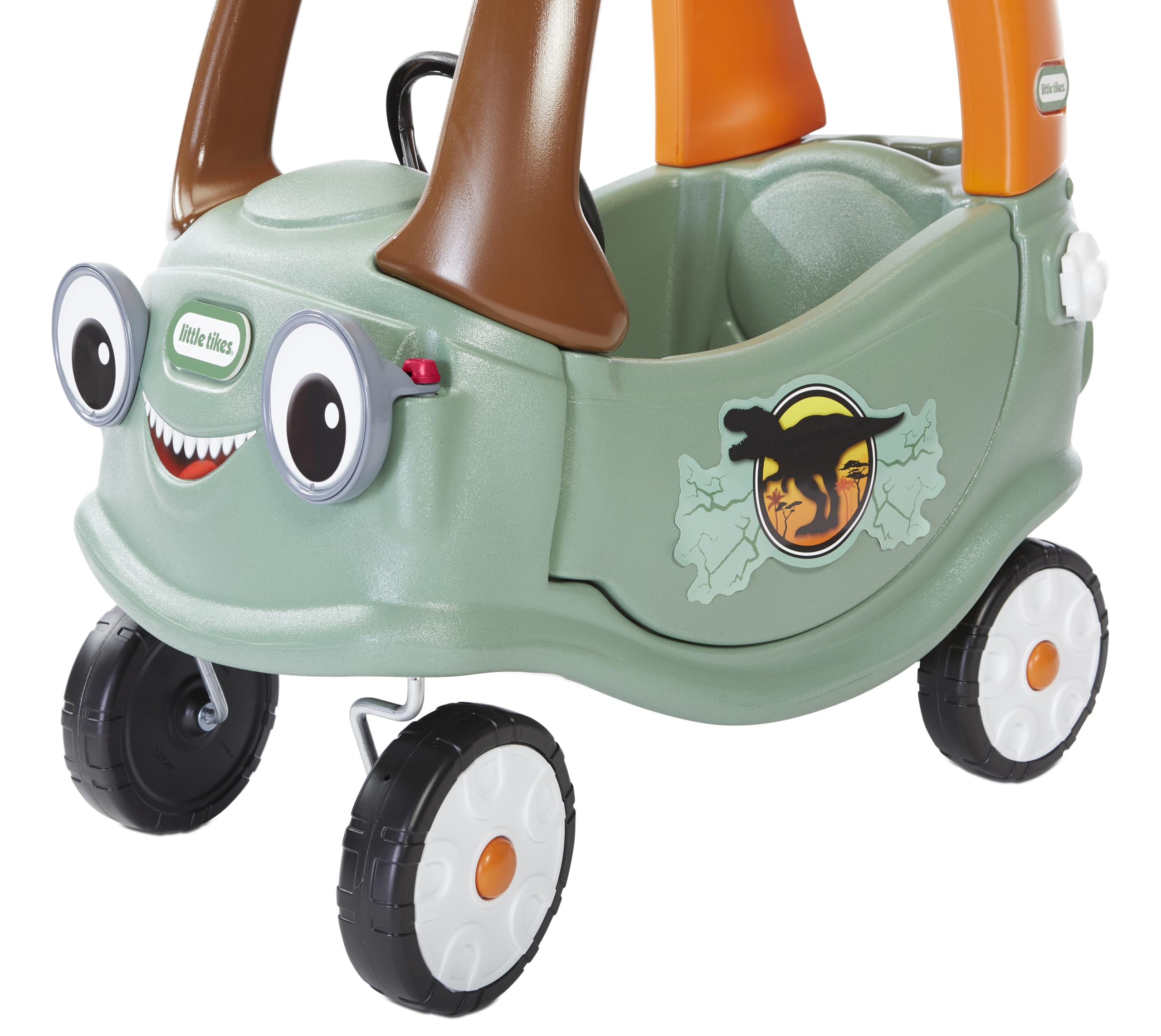 little tikes T-Rex Cozy Coupe by Dinosaur Ride-On Car for Kids, Multicolor Large