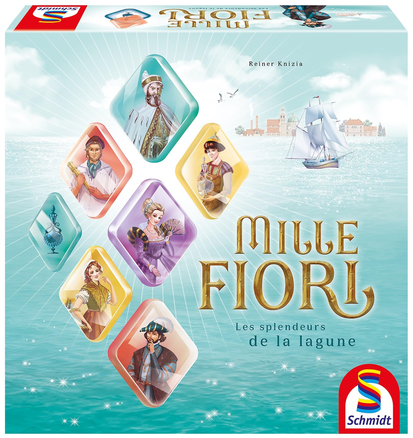 Schmidt Spiele 88398 Mille Fiori, Strategy Game