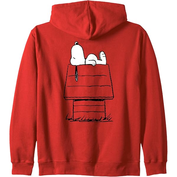 Amazon.com: Peanuts - Linus Snoopy Snooze Zip Hoodie : Clothing
