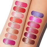 Oulac Bright Pink Glitter Lipstick Moisture Tint Shine D02 Sparkle view 8