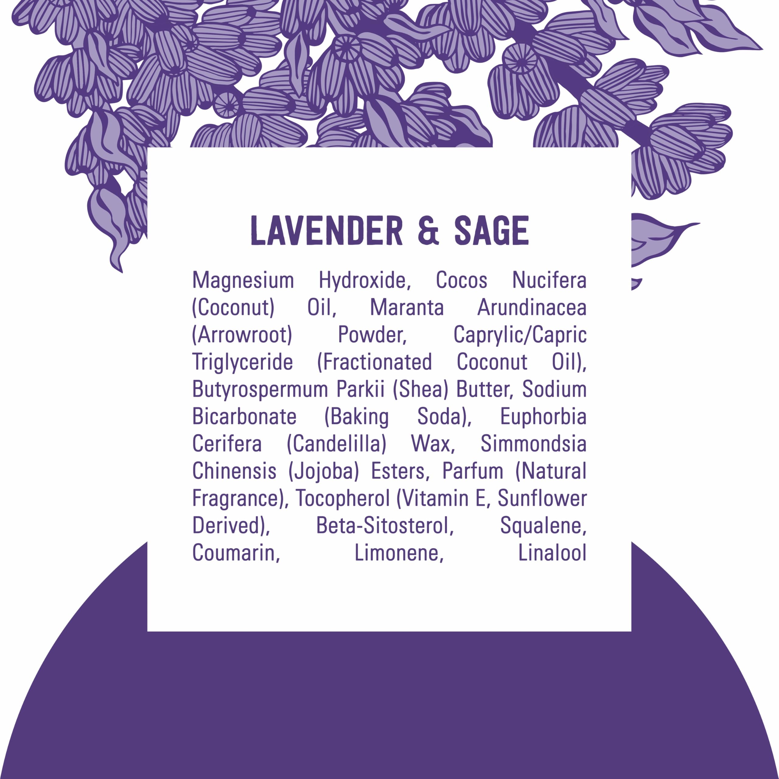 Schmidt's Aluminum-Free Vegan Deodorant Lavender & Sage with 24 Hour Odor Protection, 2 Count for Women and Men, Natural Ingredients, Cruelty-Free, 2.65 oz