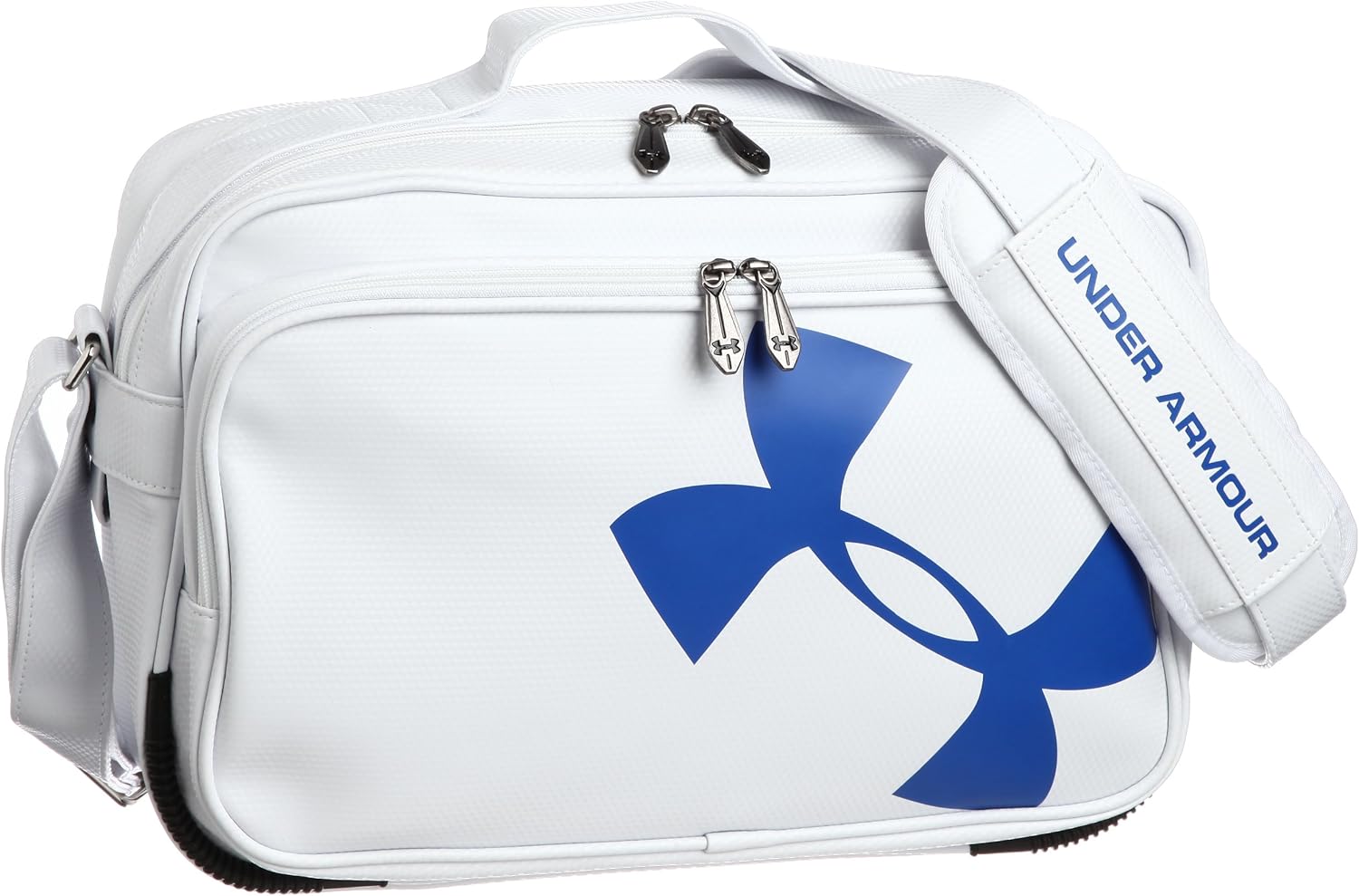 Amazon [アンダーアーマー] UNDER ARMOUR UAミディアムエナメルバッグ AAL5794 WHT/RYL (WHT