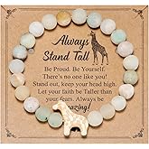 AHAETH Giraffe Gifts Bracelet for Women Adults Men Girrafe Lovers Jewelry Giraffe Bracelet