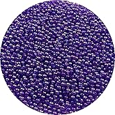 Pinhoollgo 2000pcs 4mm Acrylic Round Beads AB Colors Acrylic Beads Round Spacer Beads with Hole for DIY Bracelet Necklace Jewelry Making Supplies Handmade Craft(Dark Purple AB)