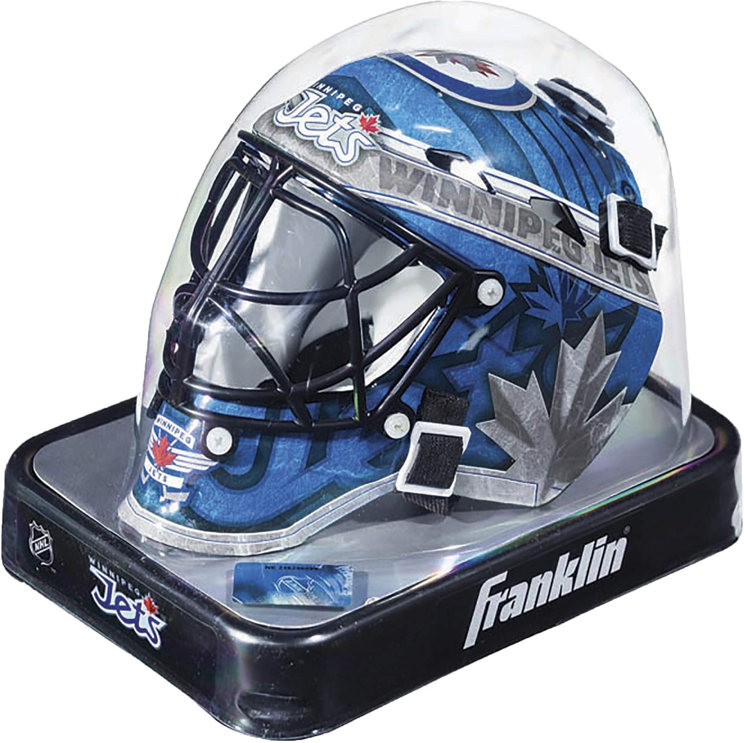 Franklin Sports Pittsburgh Penguins NHL Team Logo Mini Hockey Goalie Mask with Case - Collectible Goalie Mask with Official NHL Logos and Colors : Field Hockey Goaltenders Helmets : Sports & Outdoors