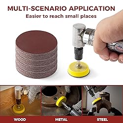 S SATC 2 Inch Sanding Disc Hook and Loop Sandpaper