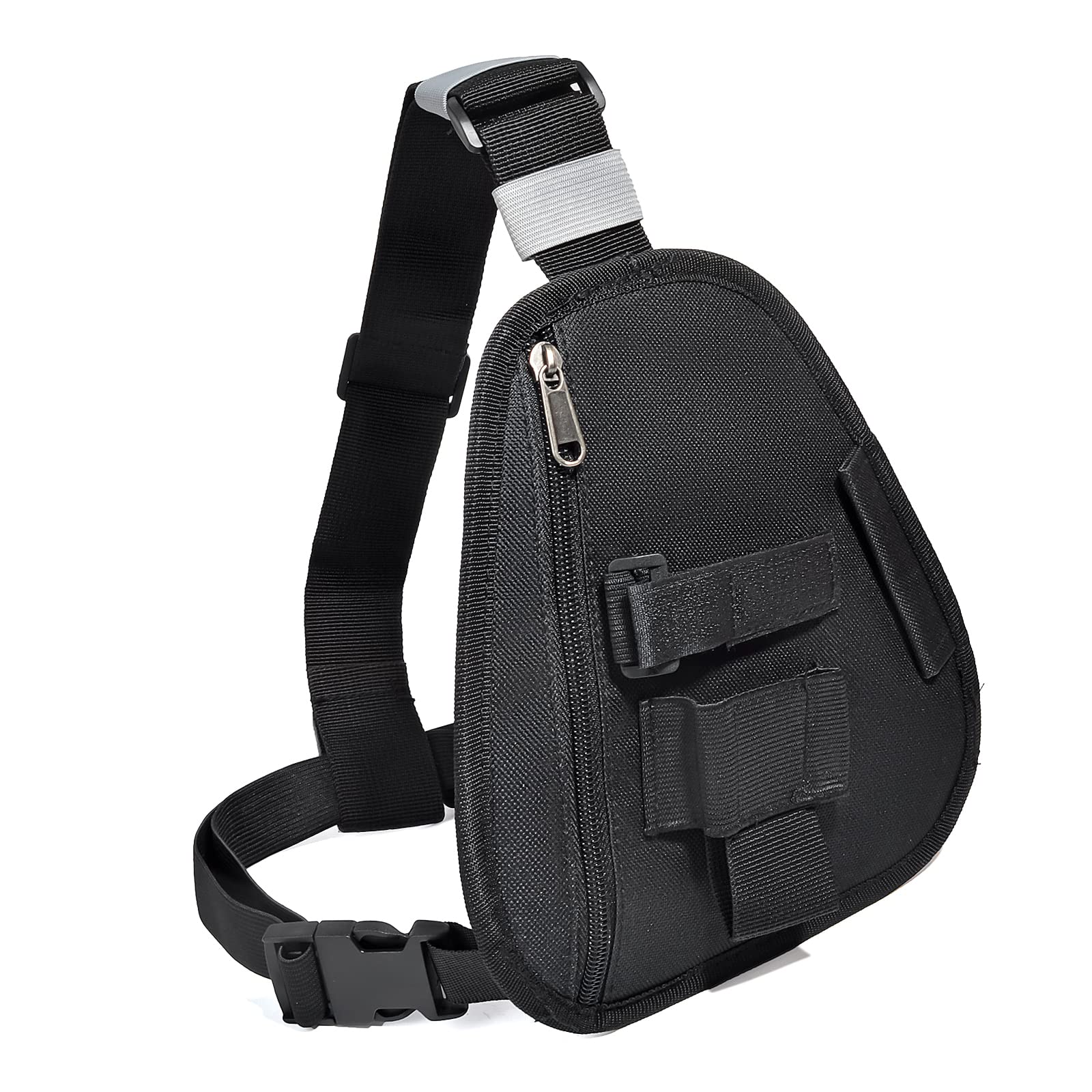 HYS Chest Radio Harness, Portable Vest Chest Bag Compatible with Baofeng Motorola Uniden Kenwood ICOM Walkie Talkie (Medium)