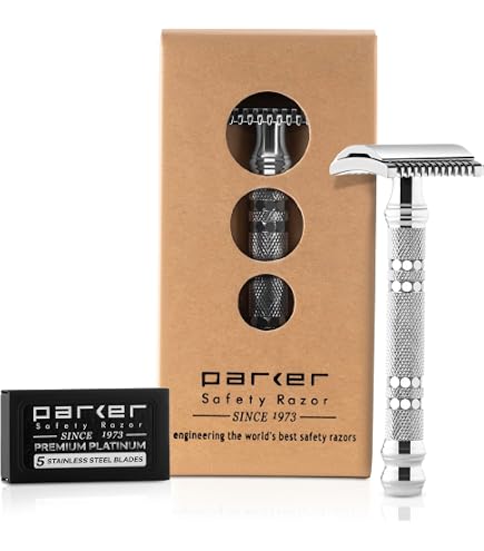 理容 両刃カミソリ SRS BLADE RAZOR Amazon.com: Parker 94R “Hefty” Double-Edge Safety Razor with