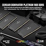 Corsair DOMINATOR PLATINUM RGB DDR5 32GB 5200MHz C40 White Intel Desktop Memory view 2