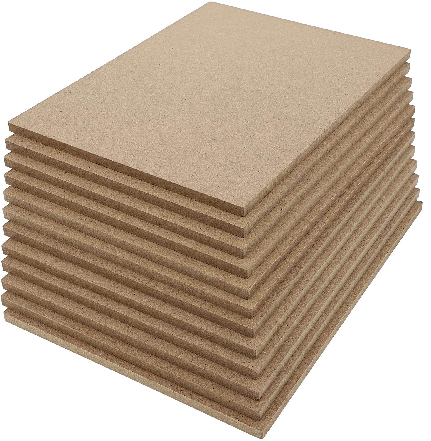 AmericanElm MDF 5.5 mm Thick Craft Board for Art and Craft (6 Inch x 8
