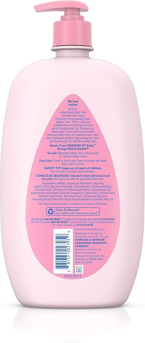 johnson's baby lotion 27 oz