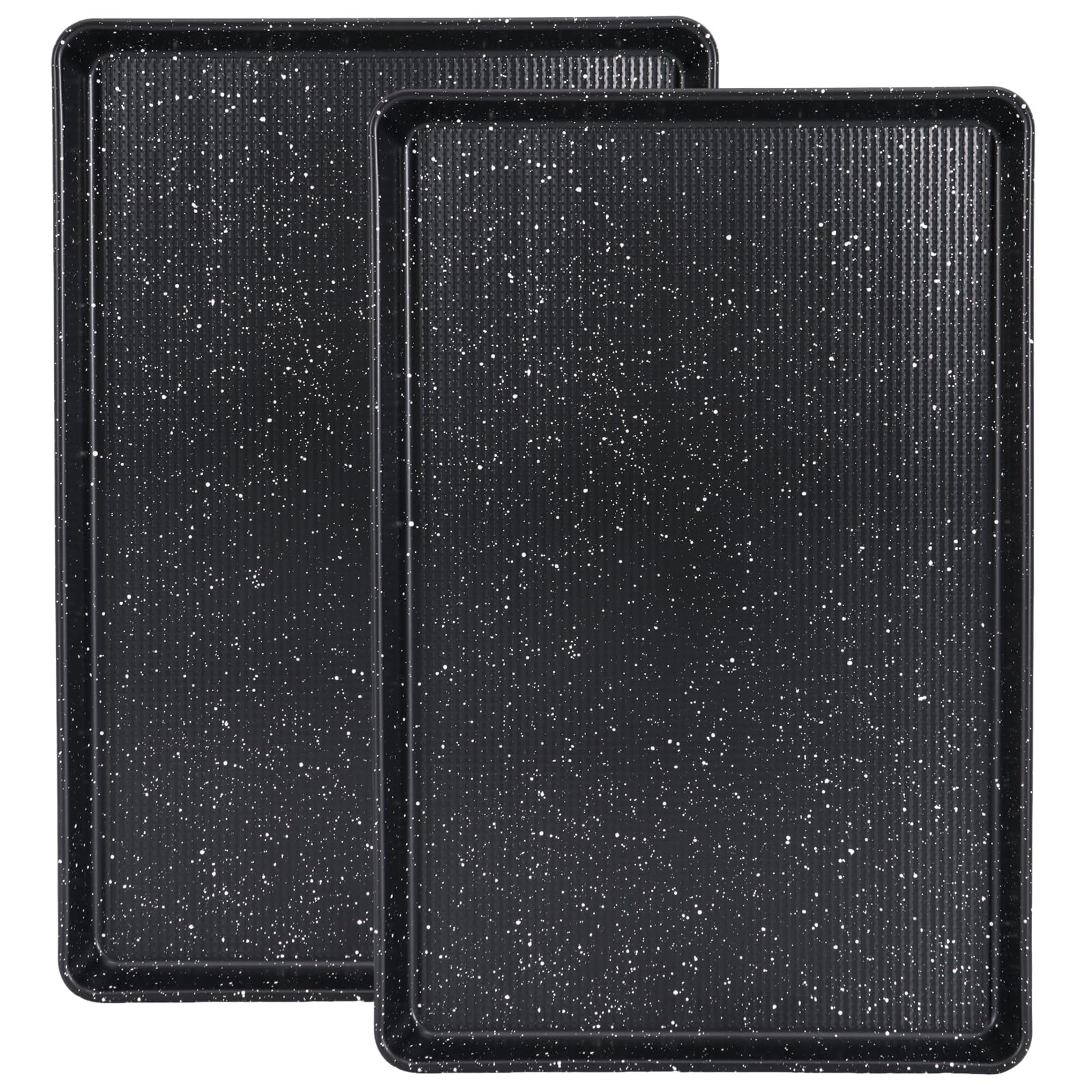 Photo 1 of 1030g Heavy Duty Baking Sheets 2-Pack, Commercial Grade Nonstick Cookie Sheet Pan Set, Easy to Clean & Oven Safe, Non Toxic Half Sheet Pans for Professional & Home Baking