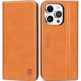SHIELDON Case for iPhone 15 Pro, Genuine Leather