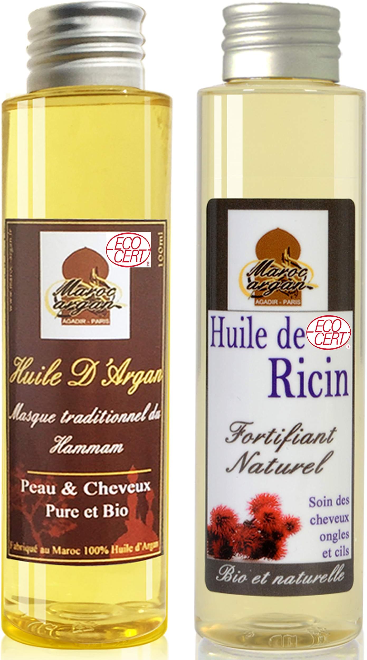 Care Duo hair Sublime - Argan Oil & Castor Oil - Growth and shine of hair - 200ml