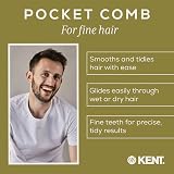 Kent A SLIM JIM Pocket Comb Fine Tooth Styling for Fine Hair & Beards view 3
