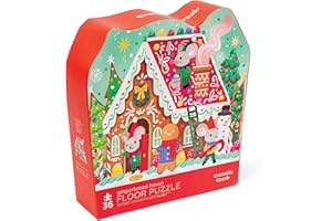 CROCODILE CREEK 36 Pc Puzzle/Gingerbread House, for Kids Ages 3 and Up