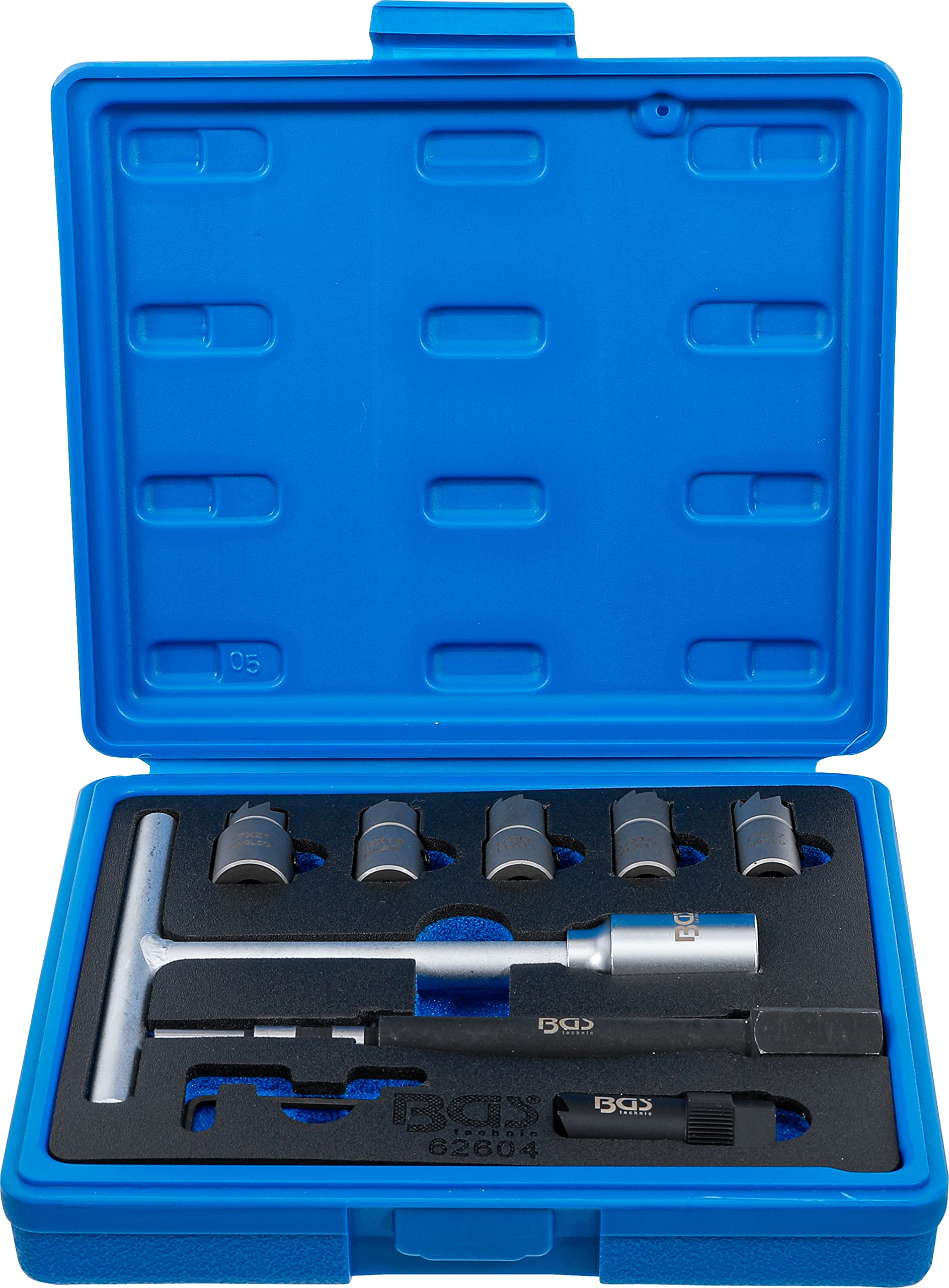 BGS 62604 | Injector Sealing Surfaces Cutter Set | 9 pcs.