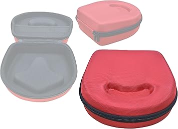 DURAGADGET Funda Rígida Roja para Auriculares Diadema: Amazon.es: Electrónica