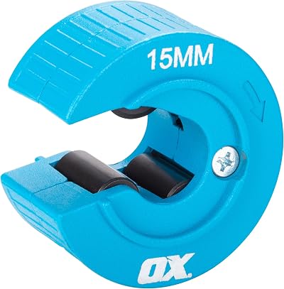 OX Tools Pro Copper Pipe Cutter 15mm Automatic Single Handed Tool