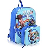 Fast Forward Toy Story 16" Backpacks With Lunch Bag - Licensed Characters Kids Schoolbag