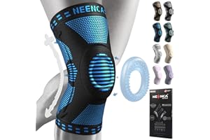 NEENCA Professional Knee Brace for Pain Relief, Medical Knee Support with Patella Pad & Side Stabilizers, Compression Knee Sleeve for Meniscus Tear, ACL, Joint Pain, Runner, Workout - FSA/HSA APPROVED
