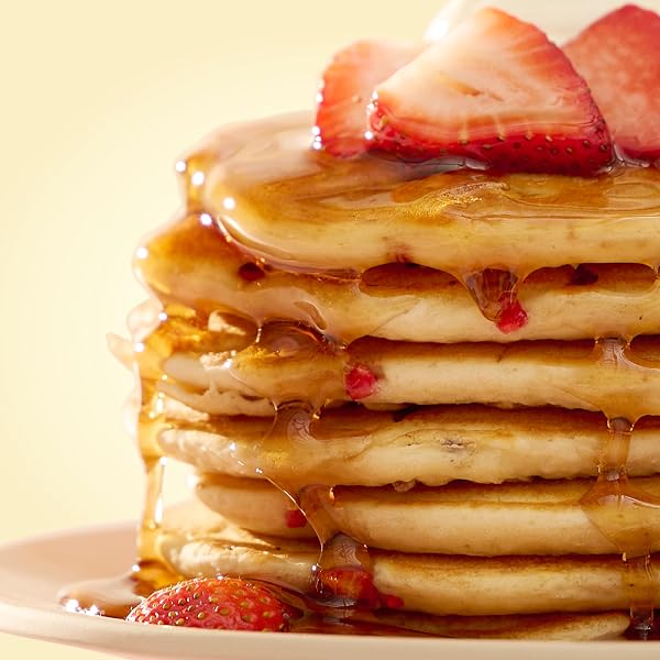 BOB’S RED MILL WHITE CHOCOLATE & STRAWBERRY PANCAKE/WAFFLE MIX, 20 OUNCE (PACK OF 1) – JUST ADD WATER, MAKES 32-40 PANCAKES PER BAG