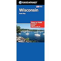 Rand McNally Michigan State Laminated Map - Easy To Fold Road Map