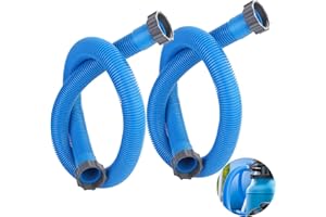 AUGISTEEN Pool Hoses for Above Ground Pools 1.5" x 59" Pool Pump Hose Filter Pumps Replacement Hose Accessories Fits for Intex Filters Pump Above Ground Pools Sand Filter, 2 Packs