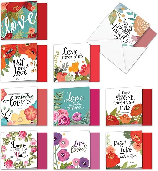 The Best Card Company 10 Blank Inspirational Note Cards