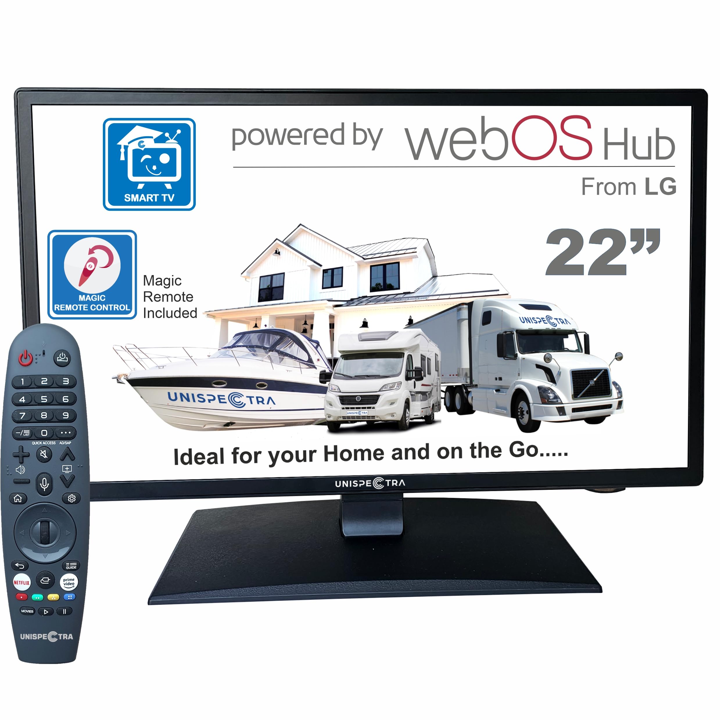Unispectra ® 22” 12v Smart TV (webOS) EL...