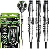 Winmau Sniper Professional Darts Set - 90% Tungsten Darts with Flights &amp; Shafts - Precision Grip Barrels for Adults - Available in Soft Tip 18g and Steel Tip 21g - 25g