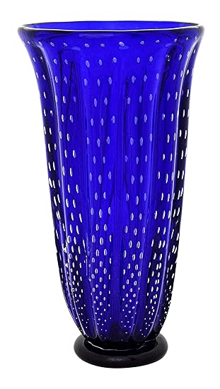Vaso Bolle Murano Vase Glass Classic Decor Venice Made In Italy