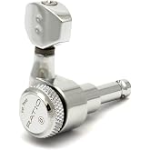 Graph Tech PRL-8721-C0 Ratio Electric 6-In-Line Locking Tuned Machine Heads - Mini Contemporary Style