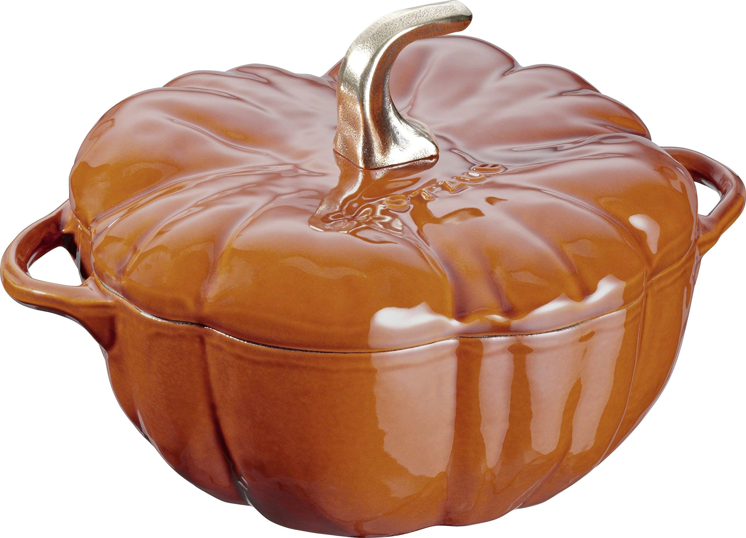 Staub Cocotte Pumpkin 24 cm Cast Iron Cinnamon