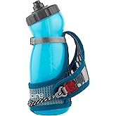 Ultraspire Iso Versa 2.0 Blue Grey Runners Water Bottle Handheld with Hand-strap