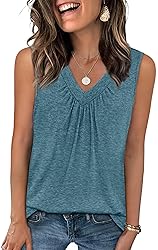 OFEEFAN Shirts for Women Flowy Tank Tops Business
