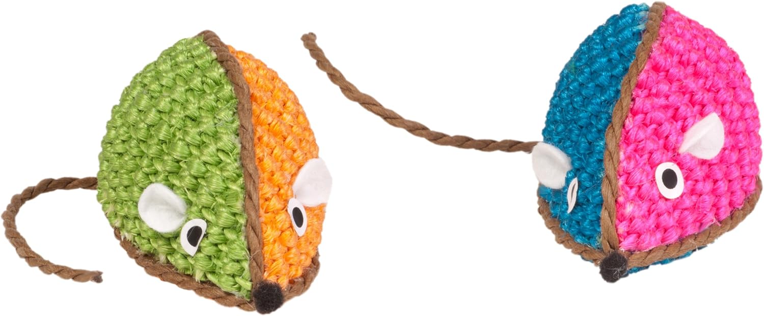 raffia cat toys