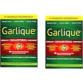 Garlique Garlic Extract Caplets – Odorless, Healthy Cholesterol Formula, 60 Count