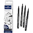 Faber-Castell PITT Artist Pen Manga Drawing Set 167132, Black