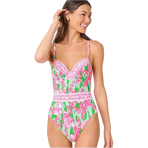 Lilly Pulitzer Womens Flamenco One-Piece Blue Ibiza Cabana Cocktail 0 One  Size at Amazon Women's Clothing store