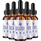 Gelatide Drops &ndash; Advanced Liquid Formula for Daily Health &amp; Wellness Support (5 Bottles &ndash; 5 Month Supply)