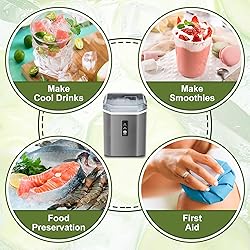 NicBex Nugget Ice Makers Countertop,Ice Machine