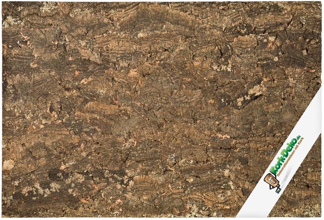 XL Cork Tile Background 90x60 cm (Terrarium Background), 3D Cork Rear