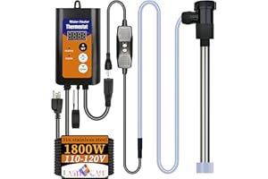 LASTINGCAPE 1800W Fully Submersible, Portable Electric Pool and Hot Tub immersion Water Heater with Thermostat, GFCI for Bathtubs, baptism pool, Swimming Pool, above ground pool and inflatable pool