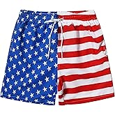 MADHERO Mens Swim Trunk Funny Pattern Bathing Suit with Mesh Lining Swimming Shorts