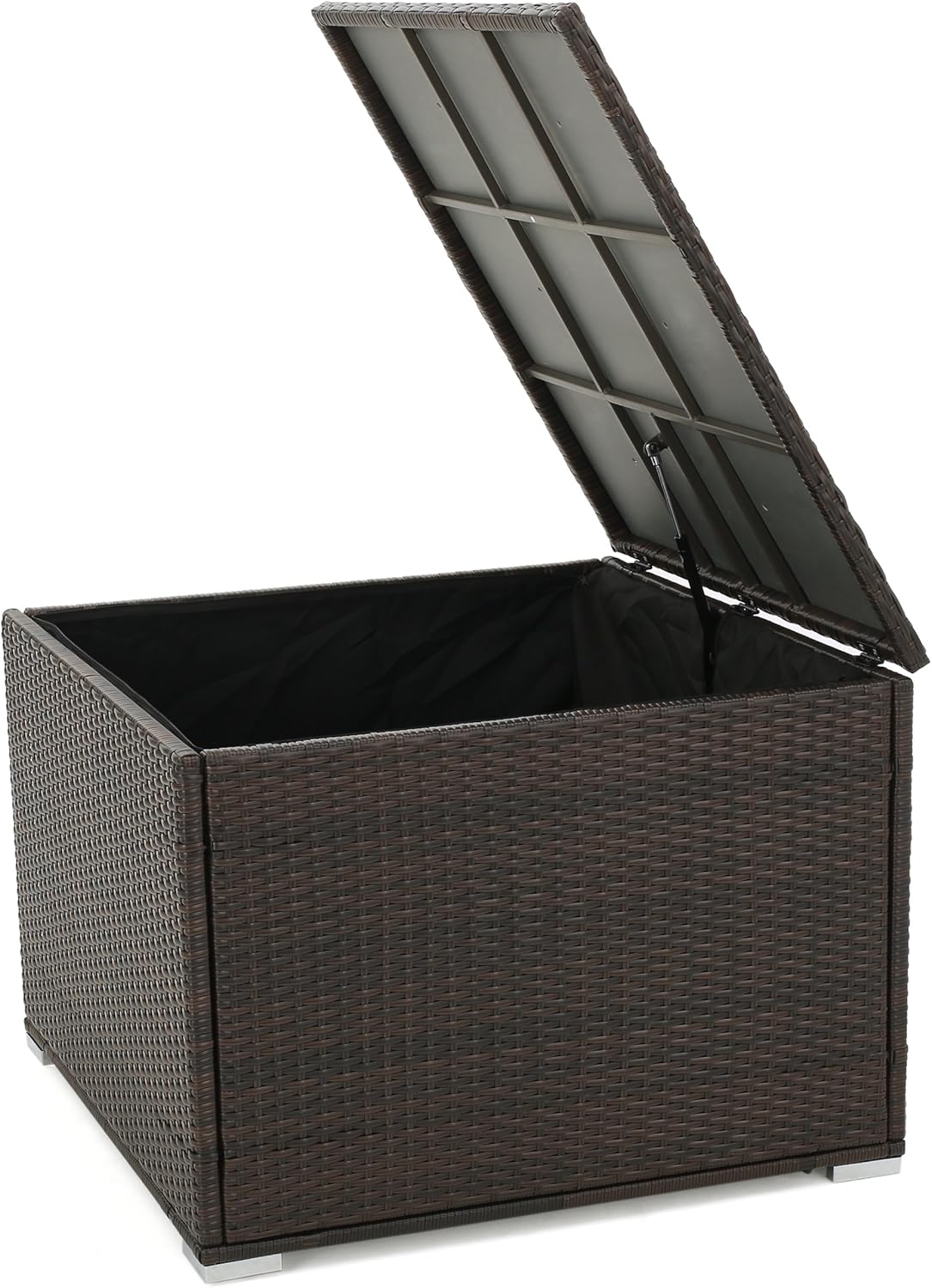 Christopher Knight Home Santa Rosa Wicker Storage Box, Multibrown : Garden & Outdoor