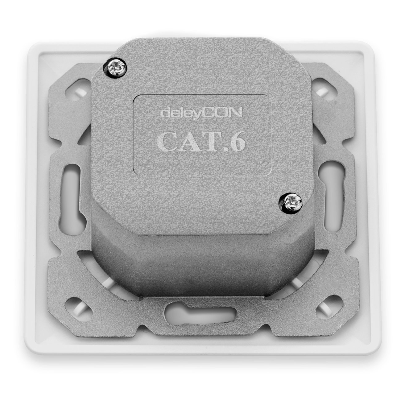 Presa RJ45 Cat 6/6a Universale 1 Porta In Lega Di Zinco – 10 Gbps, 500 MHz, Per Casa E Ufficio