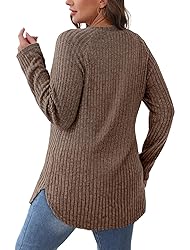 Saloogoe Sweaters for Women Long Sleeve Tunic
